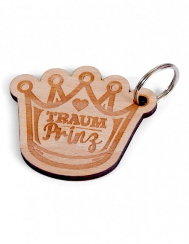 Schlüsselanhänger "Traumprinz Krone"